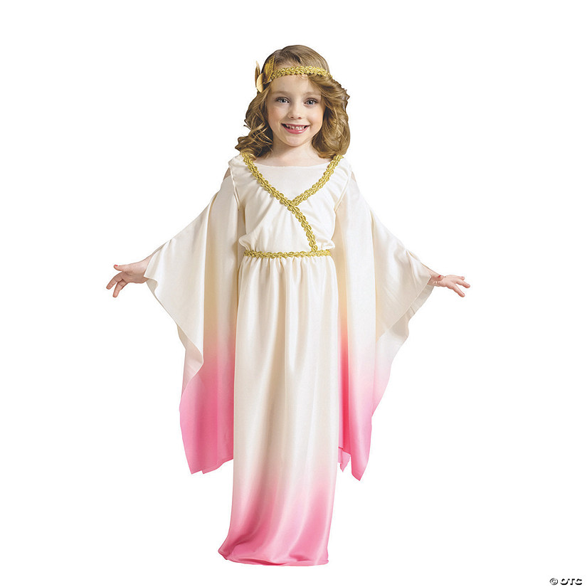 Toddler Girl&#8217;s Pink Ombre Athena Costume - 3T-4T Image