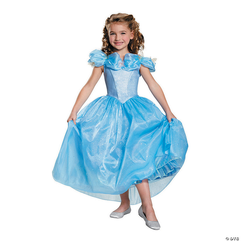 Toddler Girl&#8217;s Prestige Cinderella Movie Halloween Costume - 3T - 4T Image
