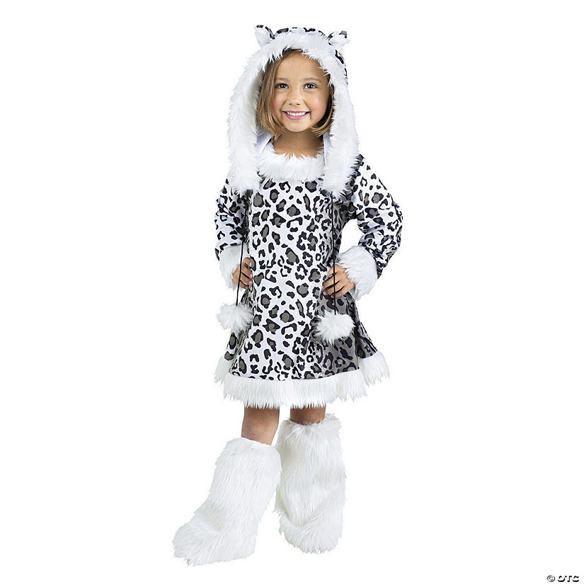 Toddler Girl&#8217;s Snow Leopard Costume - 3T-4T Image