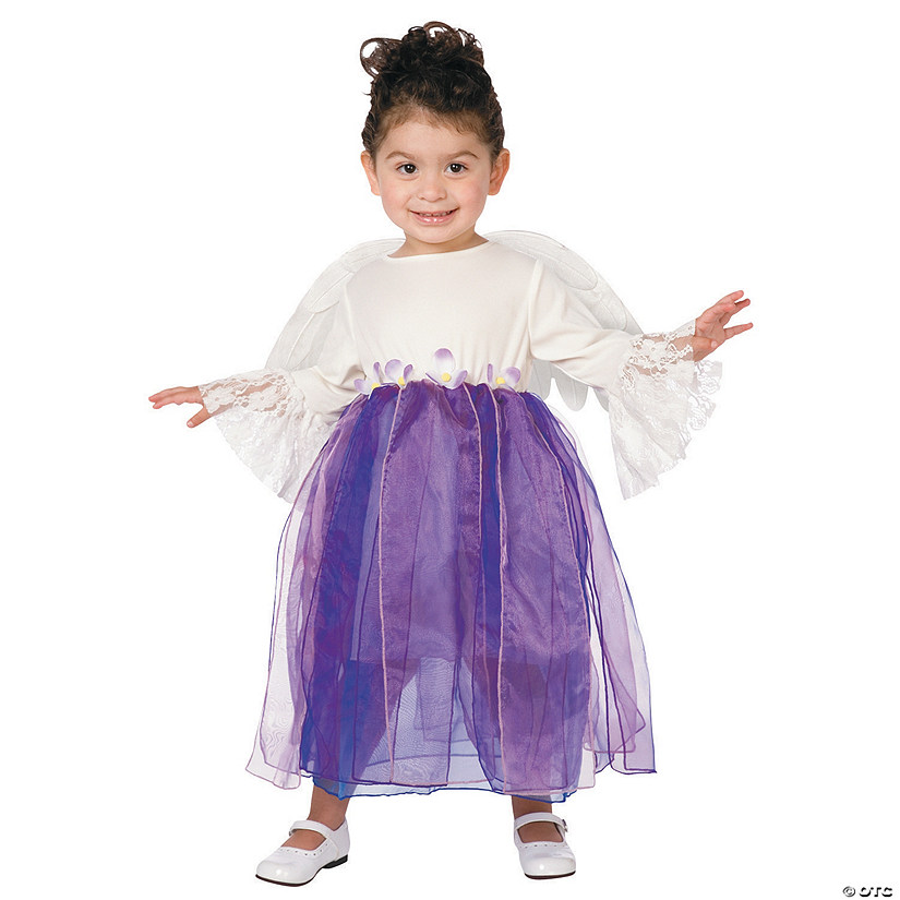 Toddler Girl&amp;#8217;s Winged Angel Costume - 1T-2T Image