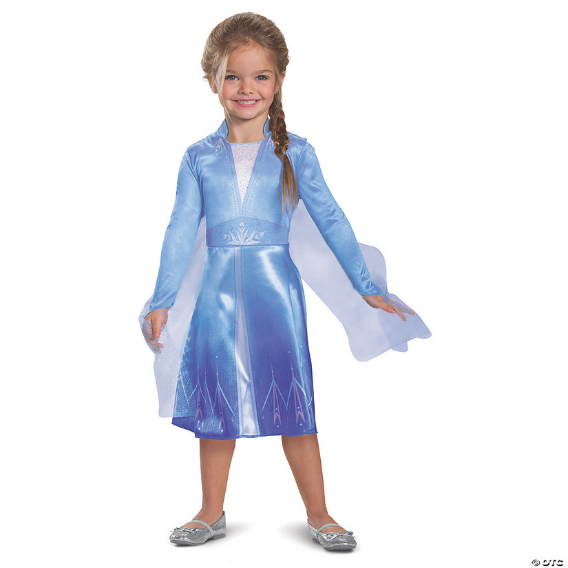 Toddler Girl's Classic Disney's Frozen II Elsa Costume - 3T-4T Image