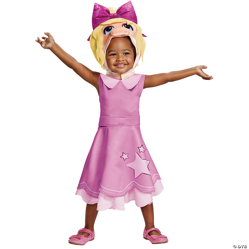 Toddler Girl's Classic Miss Piggy Costume Image
