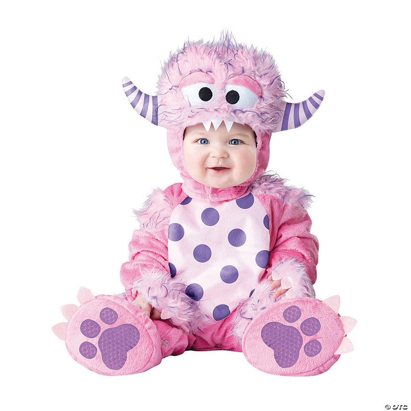 Toddler Girl's Lil' Pink Monster Costume Image
