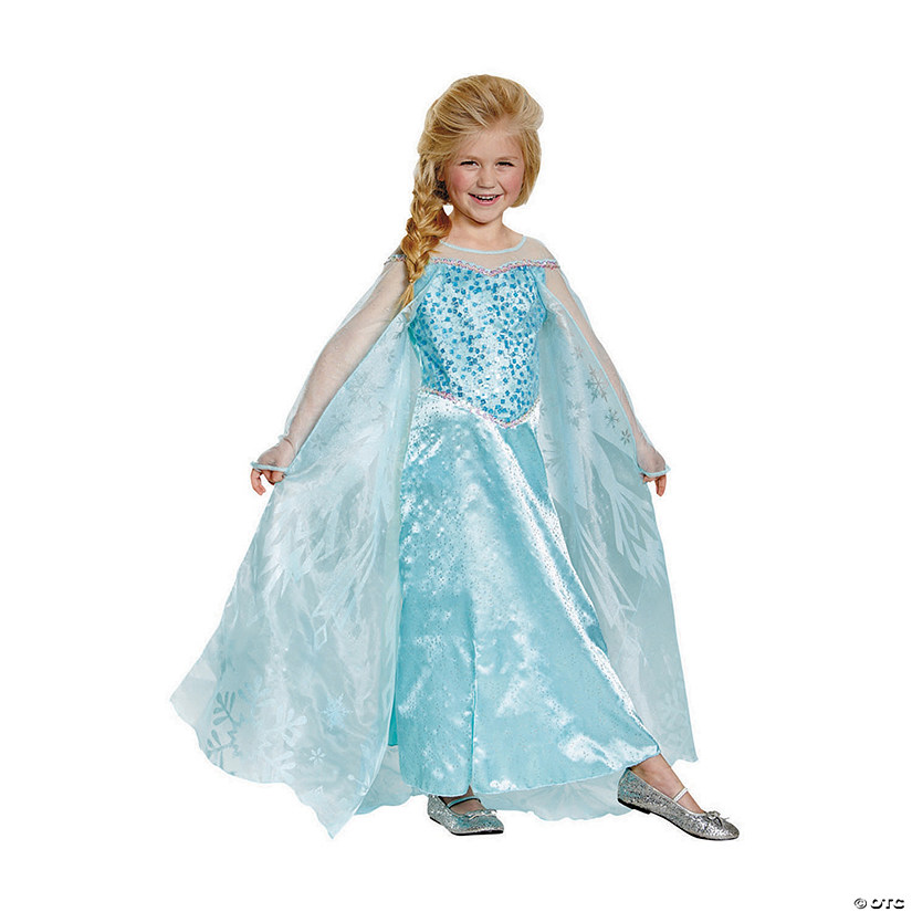 Toddler Girl's Prestige Disney Frozen&#8482; Elsa Costume - 3T-4T Image