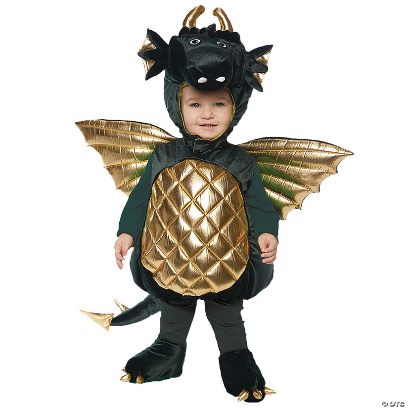 Toddler Green Dragon Costume Image