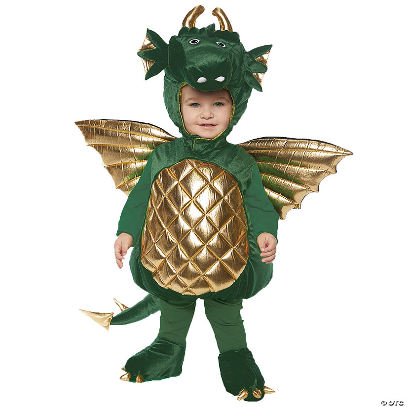 Toddler Green Dragon Costume Image