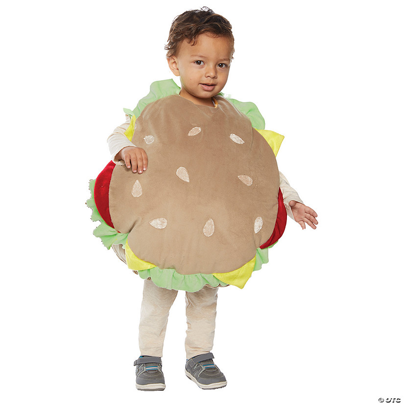 Toddler Hamburger Costume Image