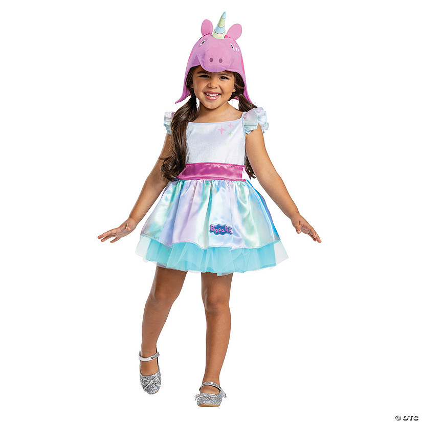 Toddler Peppa Unicorn Costume - Medium Image
