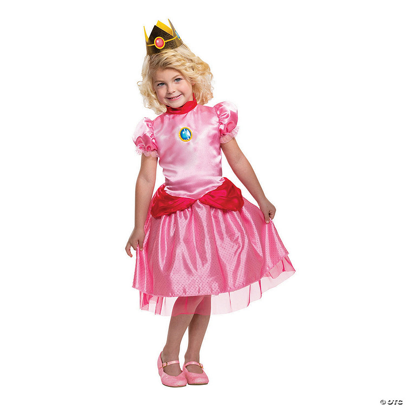 Toddler Princess Peach Costume Image