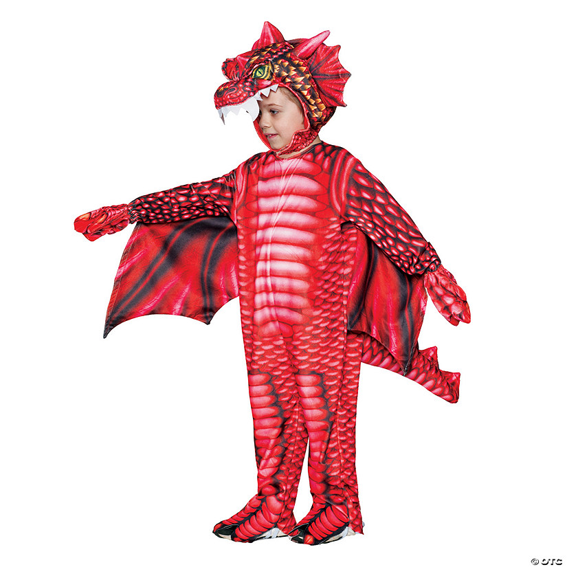 Toddler Red Dragon Printed Image