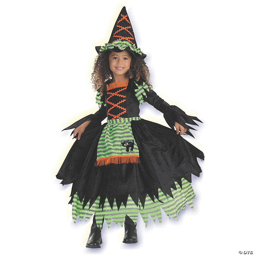 Toddler Storybook Witch Dress Costume Image
