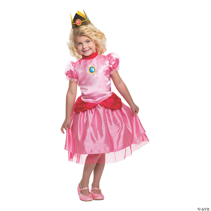 Toddler Super Mario Bros. Princess Peach Costume - 3T-4T Image