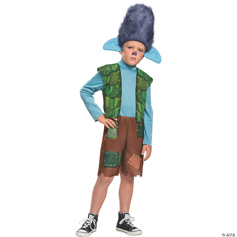 Toddler Trolls World Tour Branch Costume - 3T-4T Image