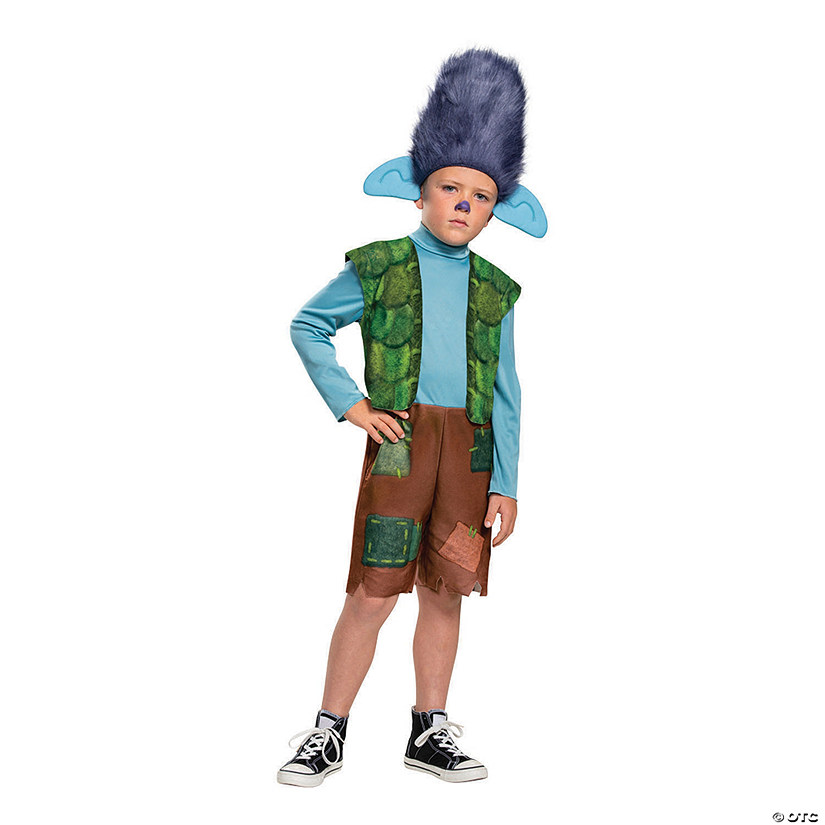 Toddler Trolls World Tour Branch Costume - Small Image