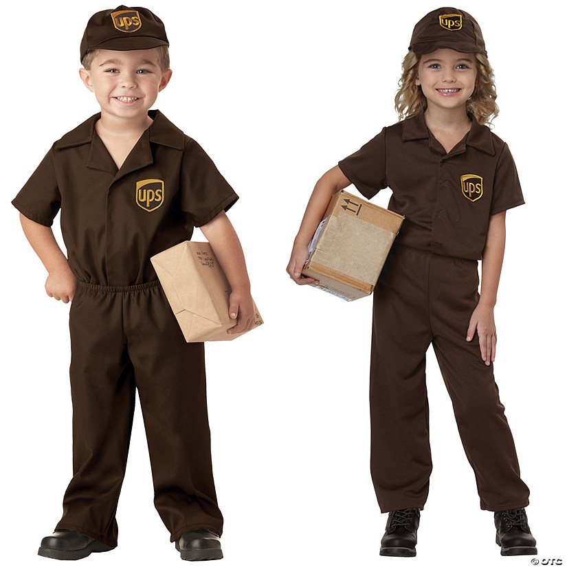 Toddler UPS Driver Costume Image