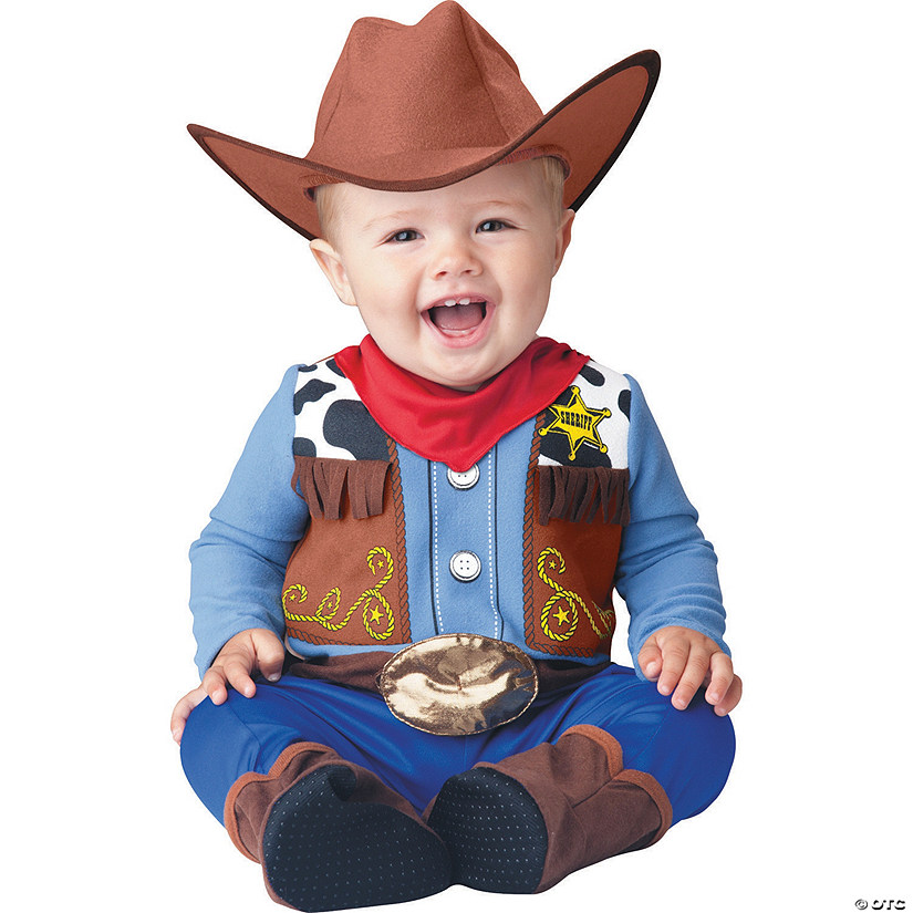 Toddler Wee Wrangler Cowboy Jumpsuit Costume Image