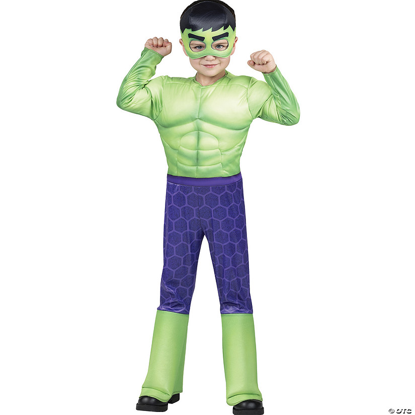 Toddler's Marvel's Hulk Costume - 3T-4T Image