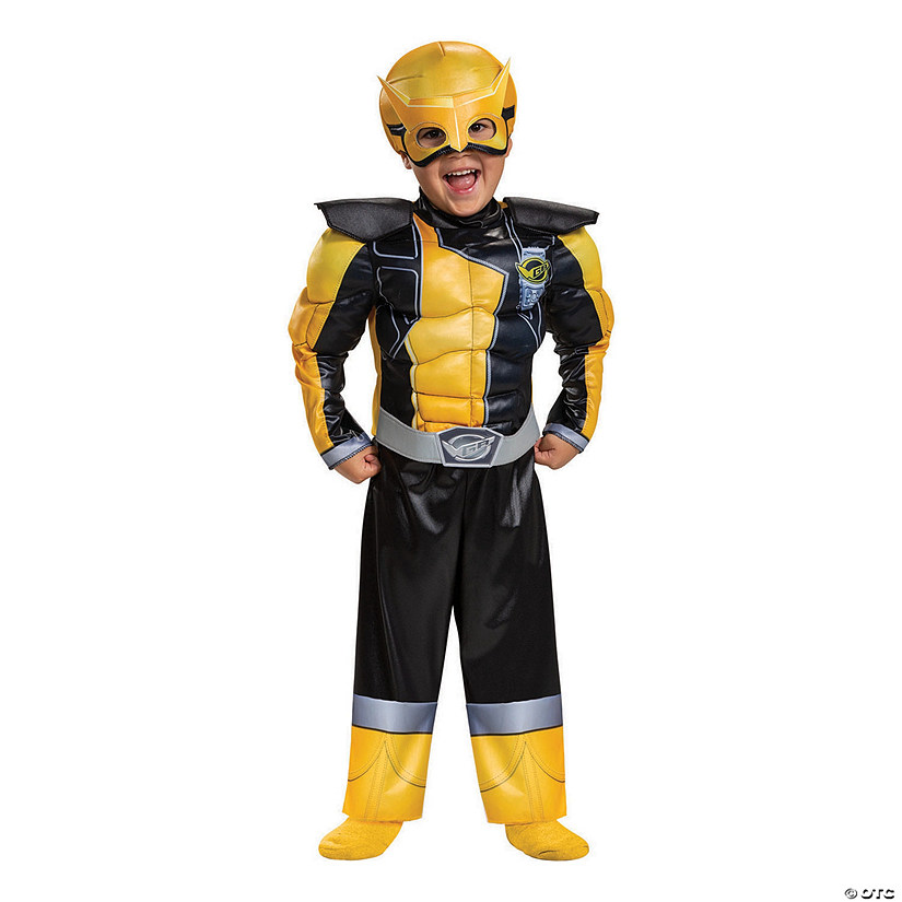 Toddler's Muscle Gold Ranger Beast Morphers Costume Image