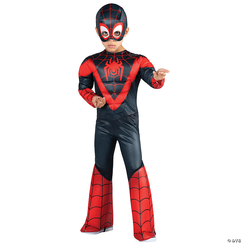 Toddler's Spider-Man: Into the Spider-Verse Miles Morales Costume - 3T-4T Image
