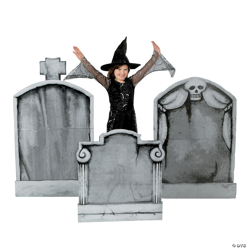Tombstone Cardboard Cutout Stand-Ups Halloween Decorations Image