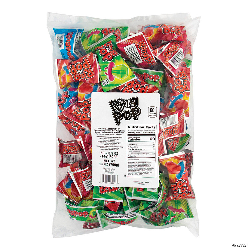 Topps Ring Pops<sup>&#174; </sup>- 50 Pc. Image