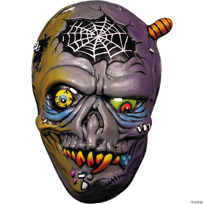 Toxictoons&#8482; Infestation Monster Plastic Molded Mask - One Size Image