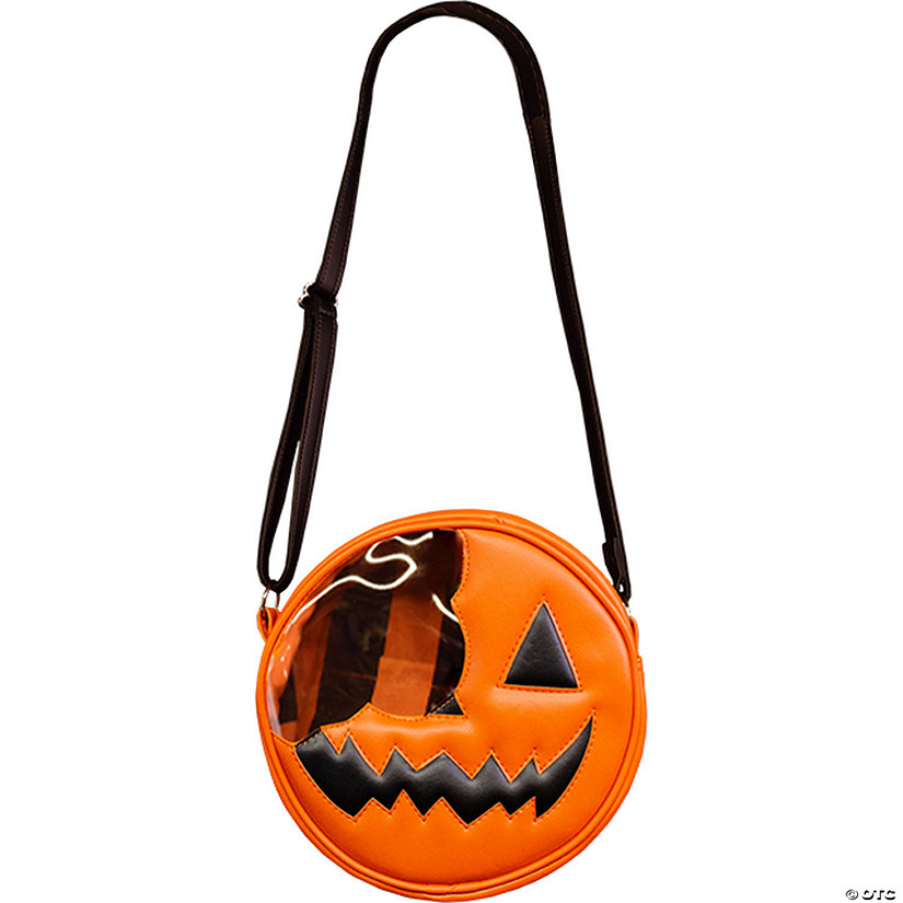 Trick &#8217;r Treat&#8482; Bitten Lollipop Bag with Adjustable Strap Image