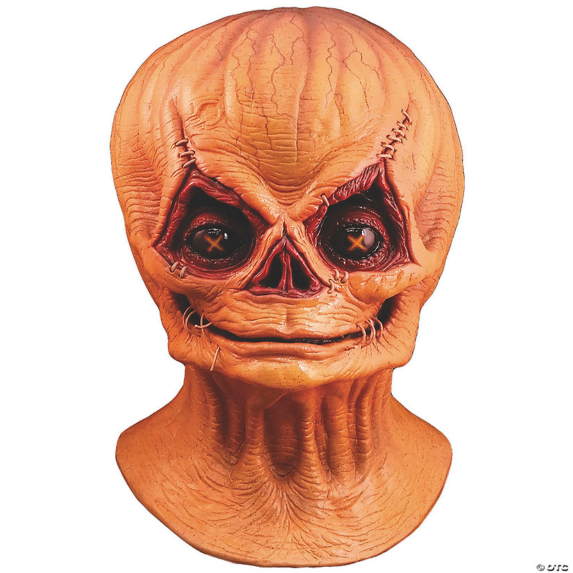 Trick 'r Treat&#8482; Unmasked Sam Overhead Latex Mask - One Size Image