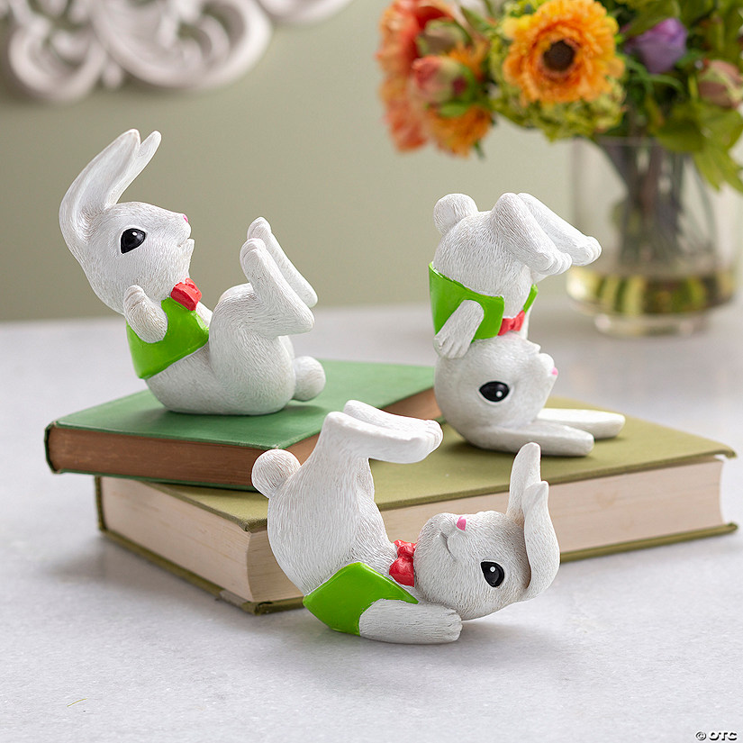Tumbling Bunnies Easter Tabletop Decorations Image