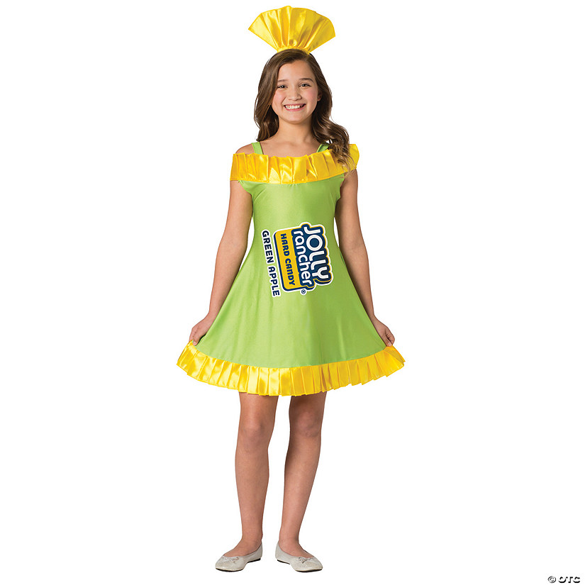 Tween Apple Jolly Rancher Costume Halloween Express