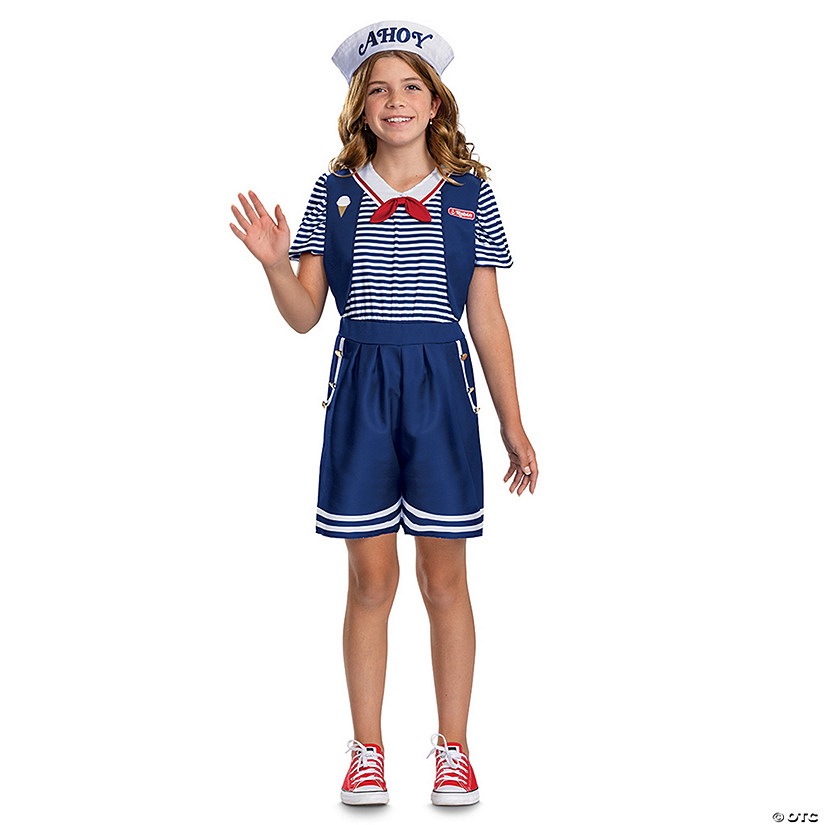 Tween Classic Stranger Things&#8482; Robin Scoops Ahoy Costume Image