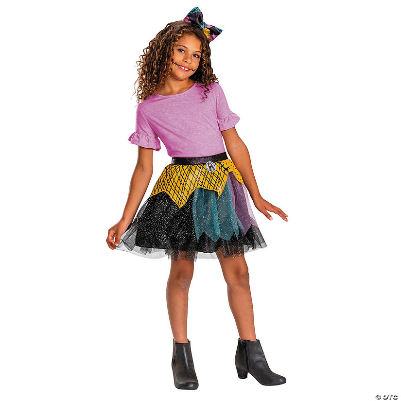 Tween The Nightmare Before Christmas&amp;#8482; Sally Tutu Costume Kit - One Size Image