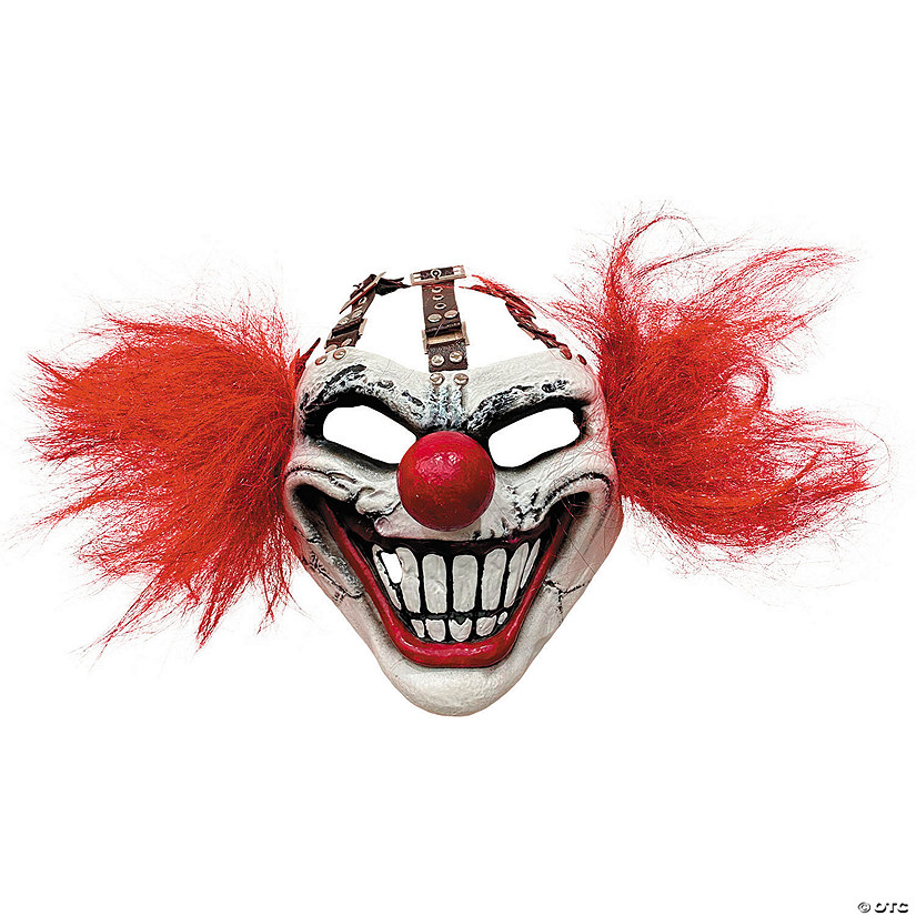 Twisted Metal&amp;#8482; Sweet Tooth Overhead Plastic Mask - One Size Image