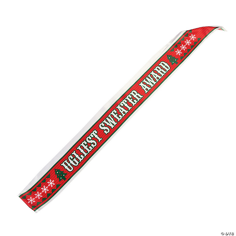 Ugly Sweater Award Sash Image
