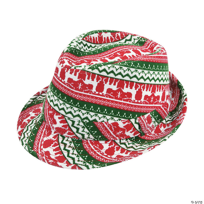 Ugly Sweater Fedora Hat Image