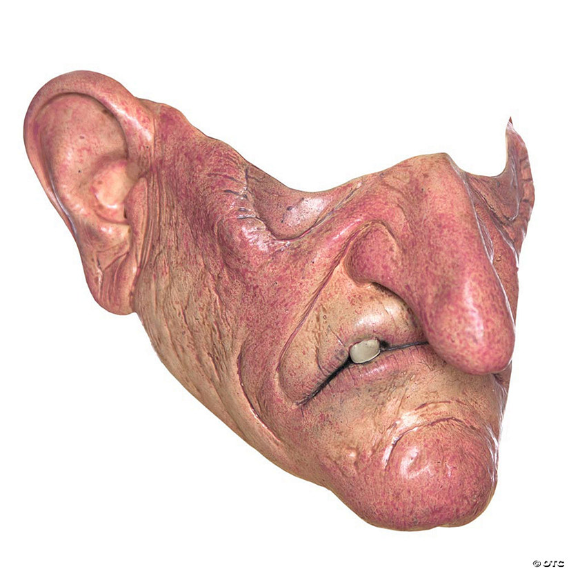 Unhappy Pappy Old Man Latex Half Mask Image