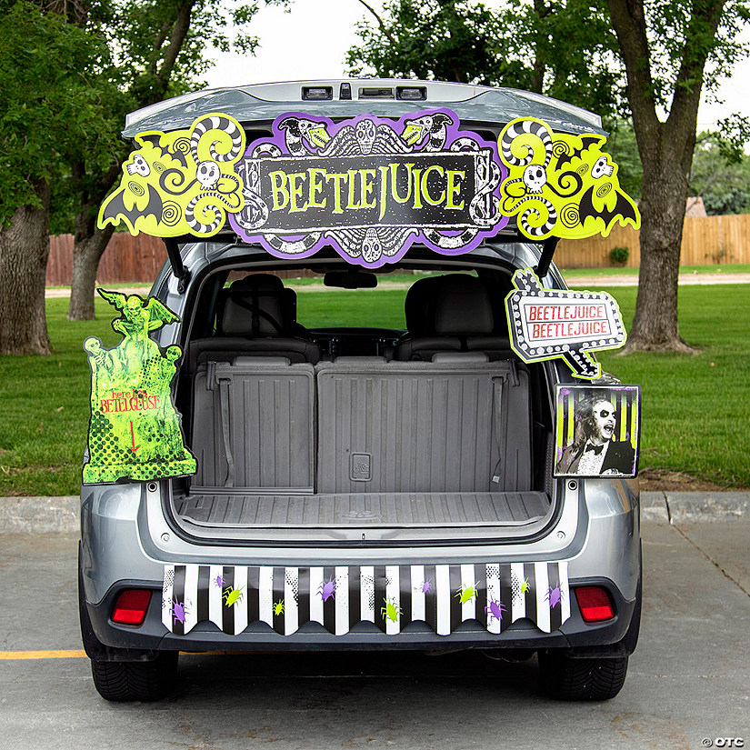 Value Beetlejuice&amp;#8482; Trunk-or-Treat Cardstock Decorating Kit - 7 Pc. Image