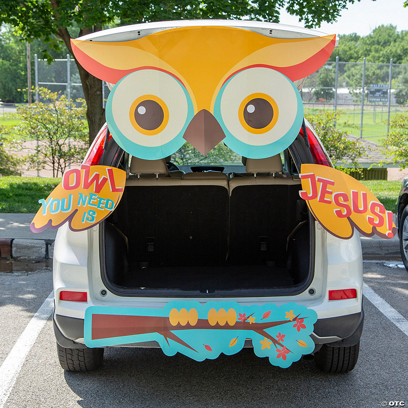 Value Owl You Need Is Jesus Trunk-or-Treat Decorating Kit Image