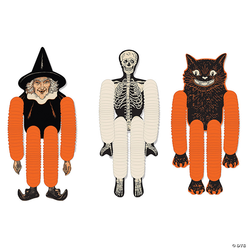 Vintage Halloween Tissue Dancers Image