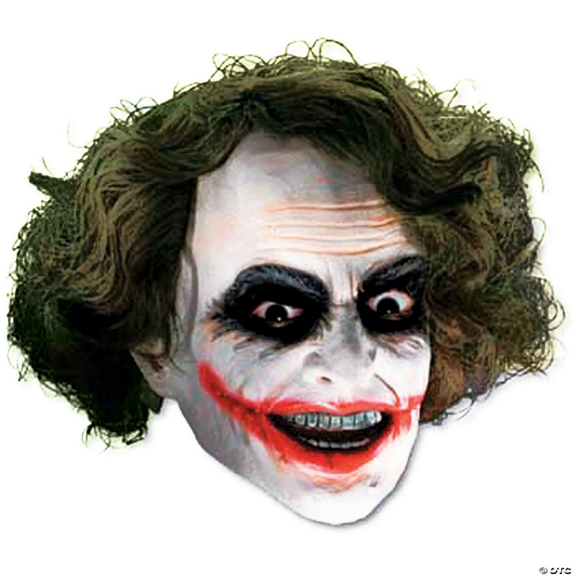 Vinyl 3/4 Joker&#8482; Mask with Hair Image
