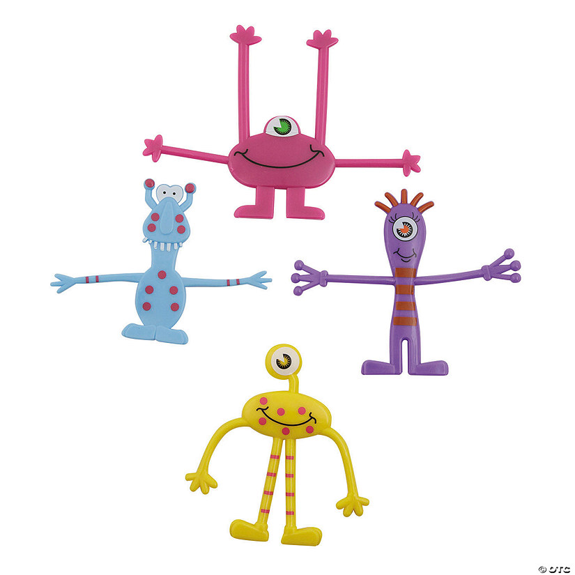 Wacky Monster Bendables - 24 Pc. Image