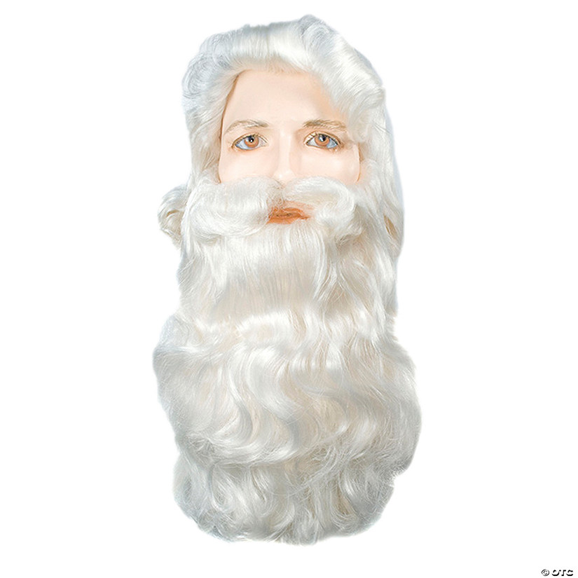 White Santa Wig & Beard Set Image
