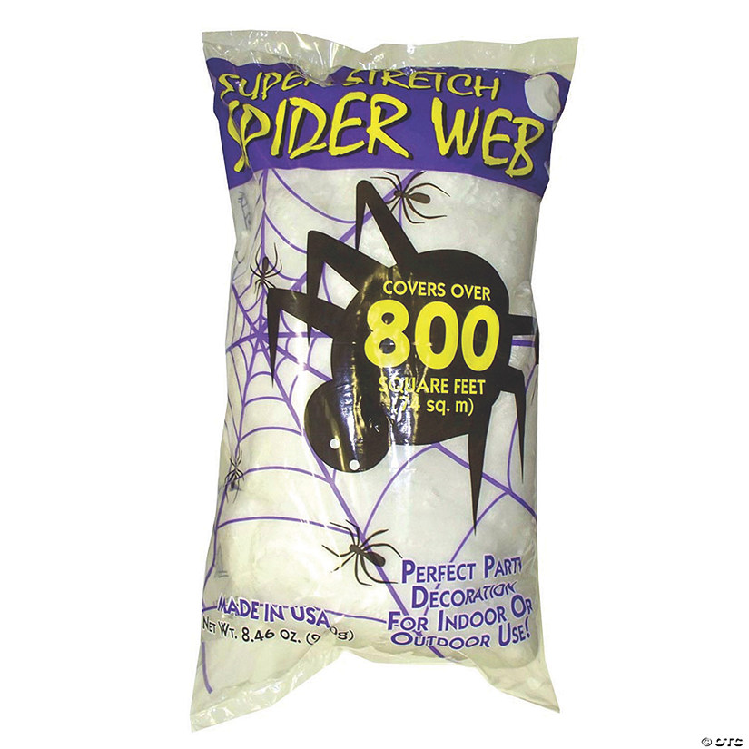 White Spider Web Halloween D&#233;cor Image