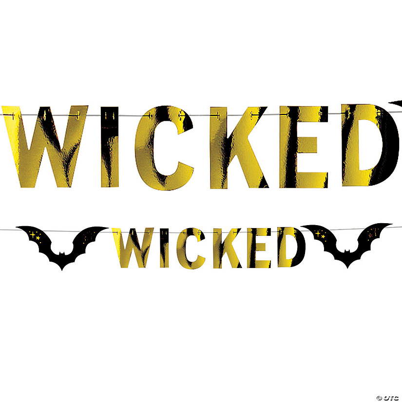 Wicked Witch Garland Halloween Decoration Image