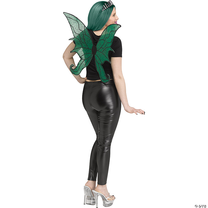 Wings Fairy Green Glitter Image