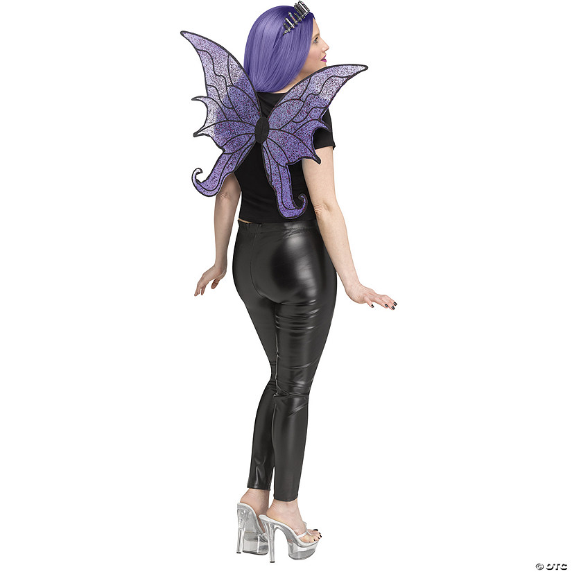 Wings Fairy Purple Glitter Image