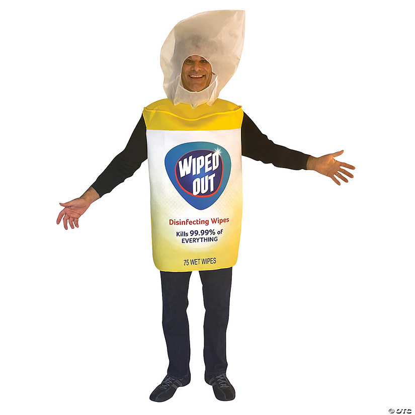 Wiped Out Disinfecting Adult Costume Image