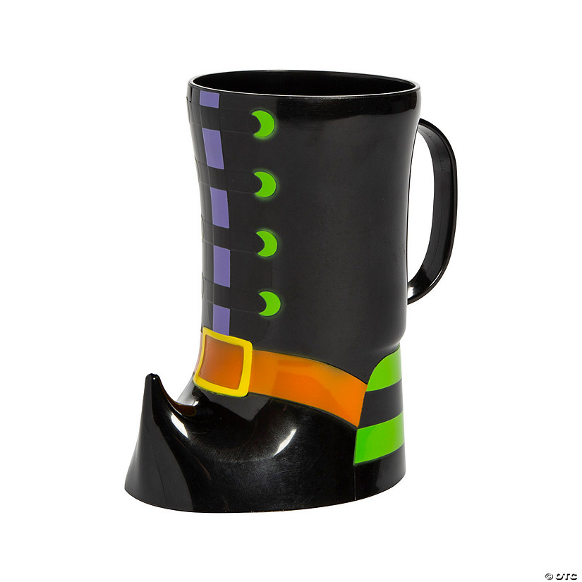 Witch Boot Plastic Mugs - 12 Pc. Image