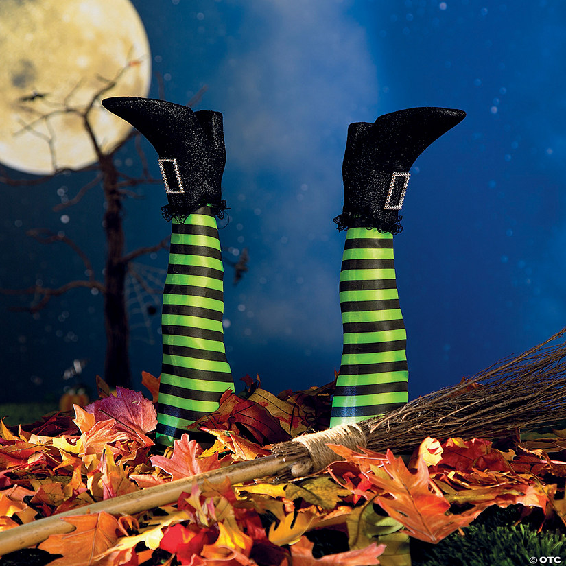Witch&#8217;s Legs Yard Stakes Halloween Decoration Image
