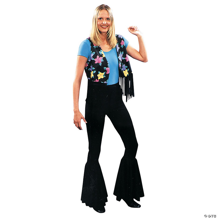 Women&#8217;s 70s Bell Bottom Pants Costume - Standard Image
